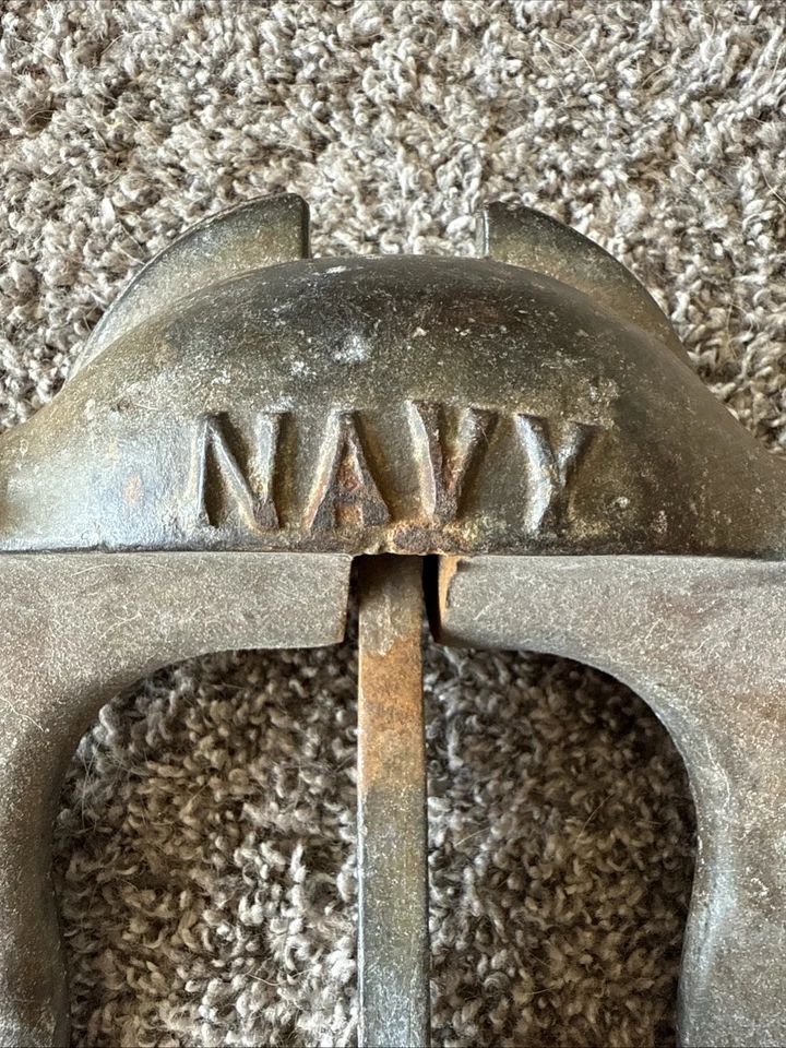 Ancla antigua de 20 lb azul marino Wilcox Crittenden Foto 3 de 4