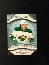 2020-21 Upper Deck Artifacts Kirill Kaprizov Rookie Card /999 #RED195. rookie card picture