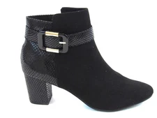 Karen Scott Ivyy Mixed Media Bootie (Women's) - Black - Sz 7.5 M