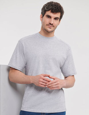 Arbeitsshirt T-Shirt Herren Shirt Rundhals  bis 60° waschbar Doppelnaht S - 4XL