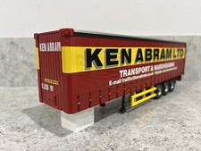 Corgi - Tri-Axle Curtainside Trailer Only - Ken Abram Ltd CC13907 - 1:50 - Mint