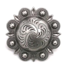 Berry Concho Antique Silver Screw Back 1-1/2" 7860-21 90 each