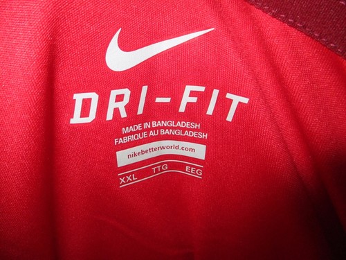Manchester United Nike Langarm Freizeit- Training Trikot 2013/14 Gr.XXL Neu - Picture 5 of 6