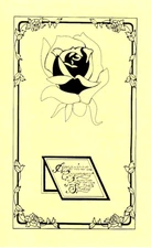 ACPS FDC Ceremony Program #3054 Yellow Rose Coil Americover + Show Cancel 1997