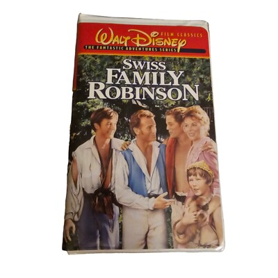 Walt Disney Film Classics Swiss Family Robinson VHS Tape Clamshell | eBay