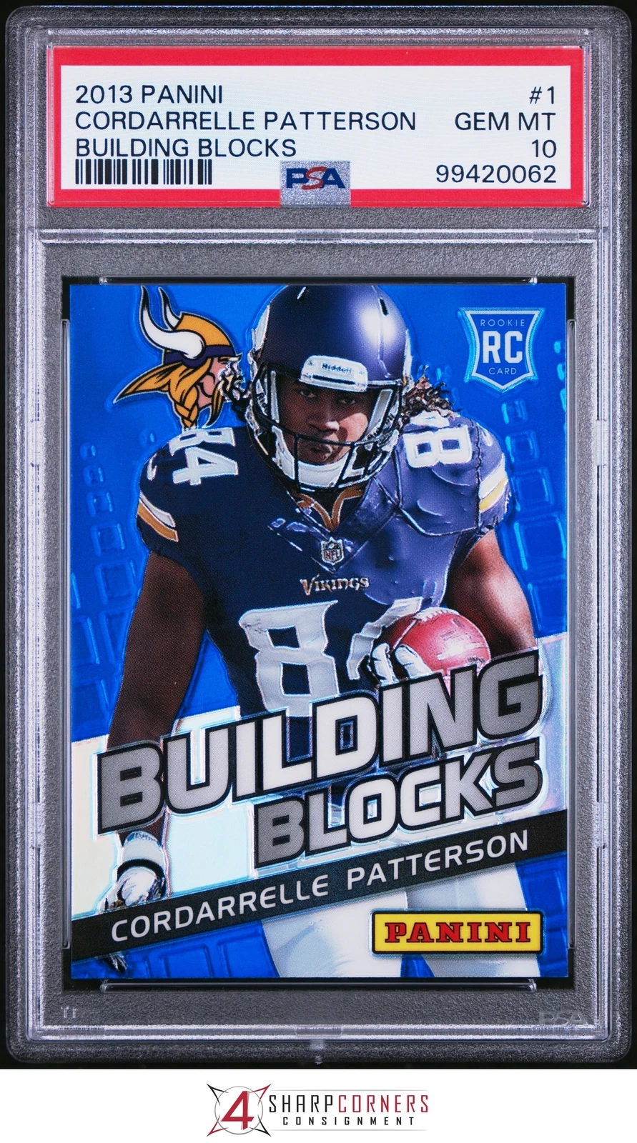 Cordarrelle Patterson Panini Building Blocks #1 Base
