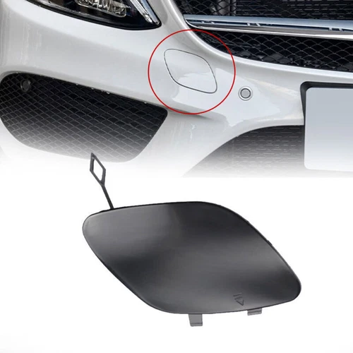 Parachoques delantero gancho de remolque ojo cubierta tapa remolque para Mercedes Benz Clase C W205 2/4 puertas - Imagen 3 de 12
