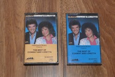 The Best of Conway Twitty  Loretta Lynn - 2 Cassette Set Lot - Test Played