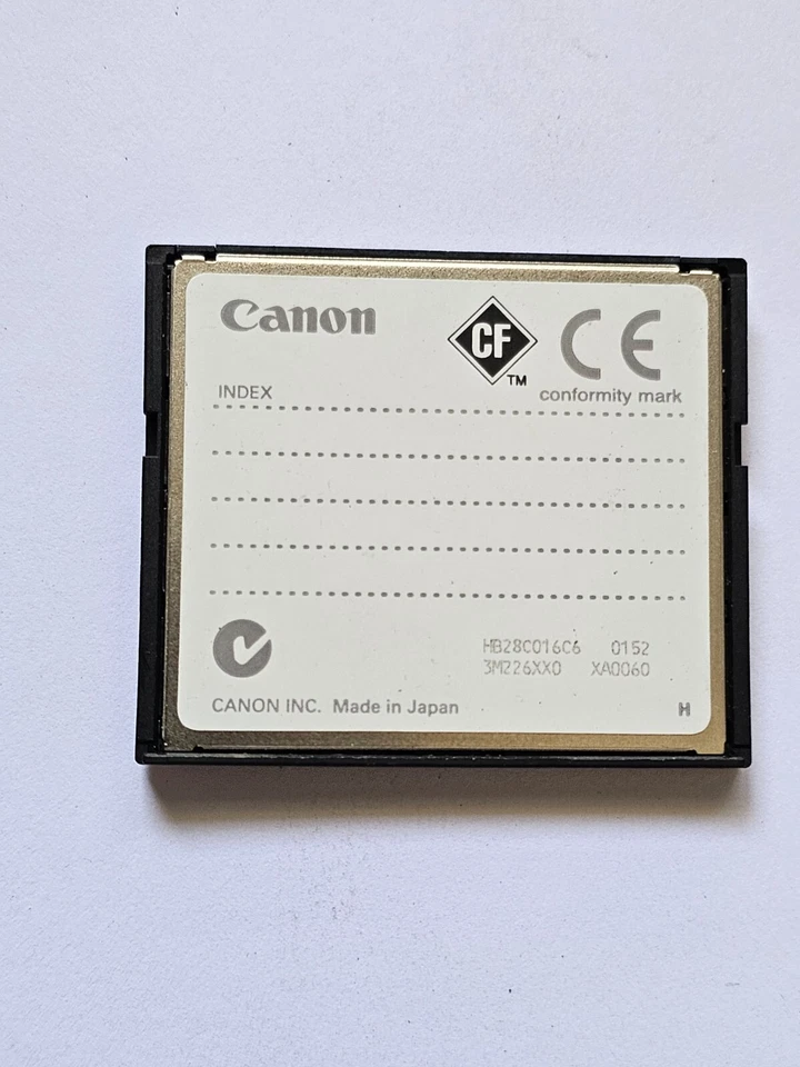Canon Compact Flash 16MB CF Type-I Memory Card Digital Camera FC-16M - Image 2 of 2