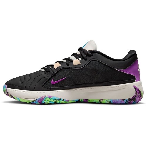 Nike Zoom Freak 5 Basketball Shoes Men 8 / Women 9.5 Black Green DX4985 002 - Picture 3 of 24