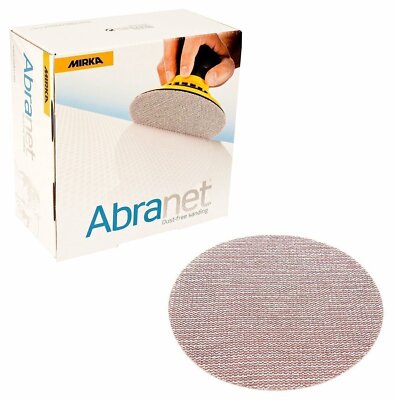 Mirka 9A-232-800 Abranet 5'' 800 Grit Mesh Sanding Discs Dust Free 50-Pack