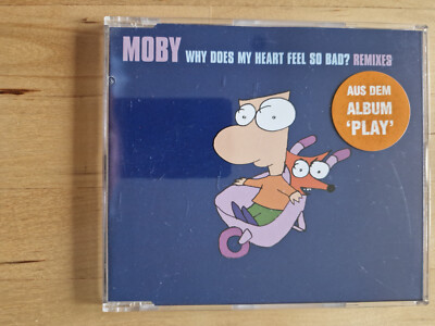 Moby: ''WHY DOES MY HEART FEEL SO BAD? ( Remixes ) Maxi-CD von 1999 / neuwertig