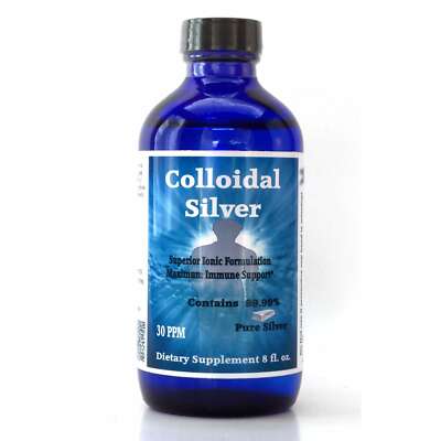 Superior Silver 30PPM 8 fl oz Bottle Ionic Silver