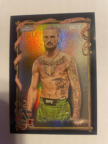 Sean O'Malley [Black Refractor] #AAG-23 2024 Topps Chrome UFC Allen & Ginter card