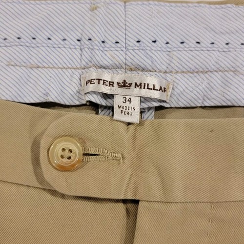 Peter Millar Raleigh Twill Golf Pants Mens 34x30 Pants Pima Cotton Business