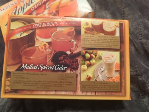 2 x Mezcla de bebida instantánea Alpine Spiced Apple Cider Original 20 bolsas 11/2025 - Imagen 2 de 4