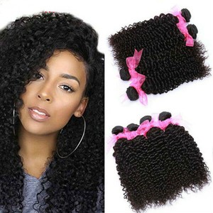 7a Brazilian Virgin Curly Hair 4 Bundles Kinky Curly Human Hair