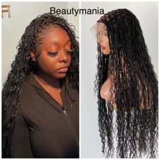 Handmade Braid Bohemian Wig On A HD Full Lace