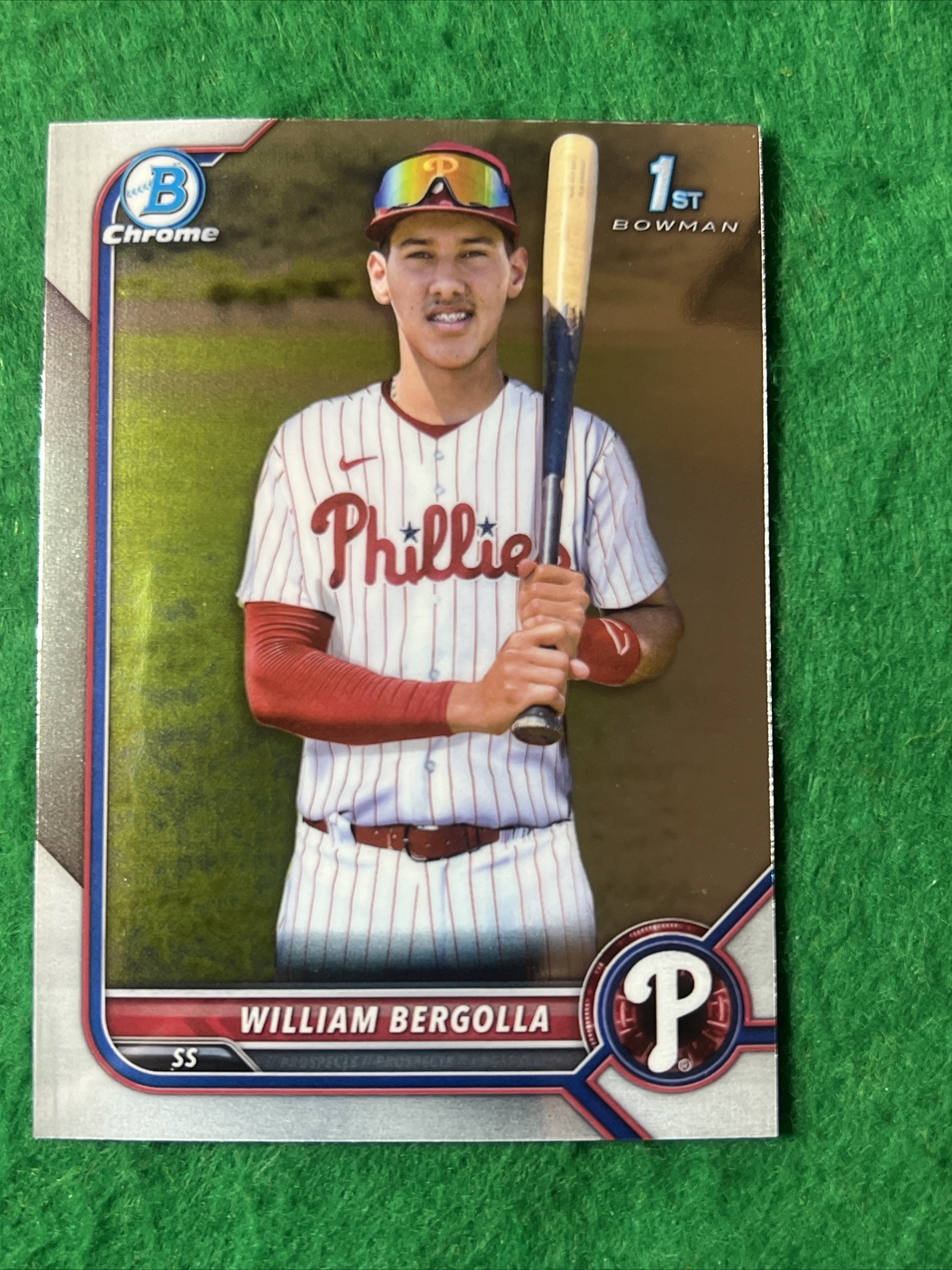 2022 Bowman Chrome William Bergolla Rc #BCP-159