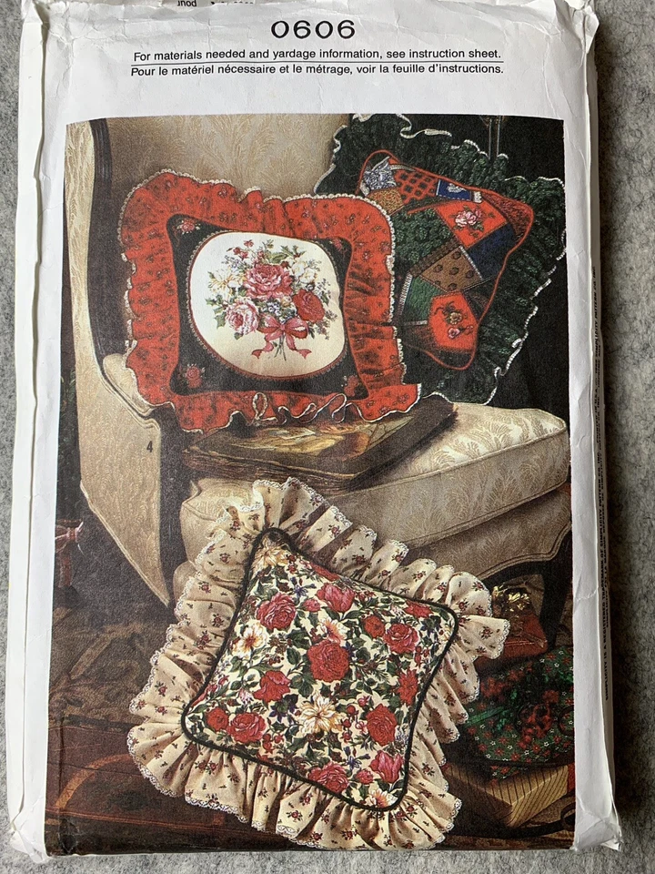 VTG Simplicity Crafts Sewing Pattern 0606 Christmas Decor 1989 - Image 3 of 4