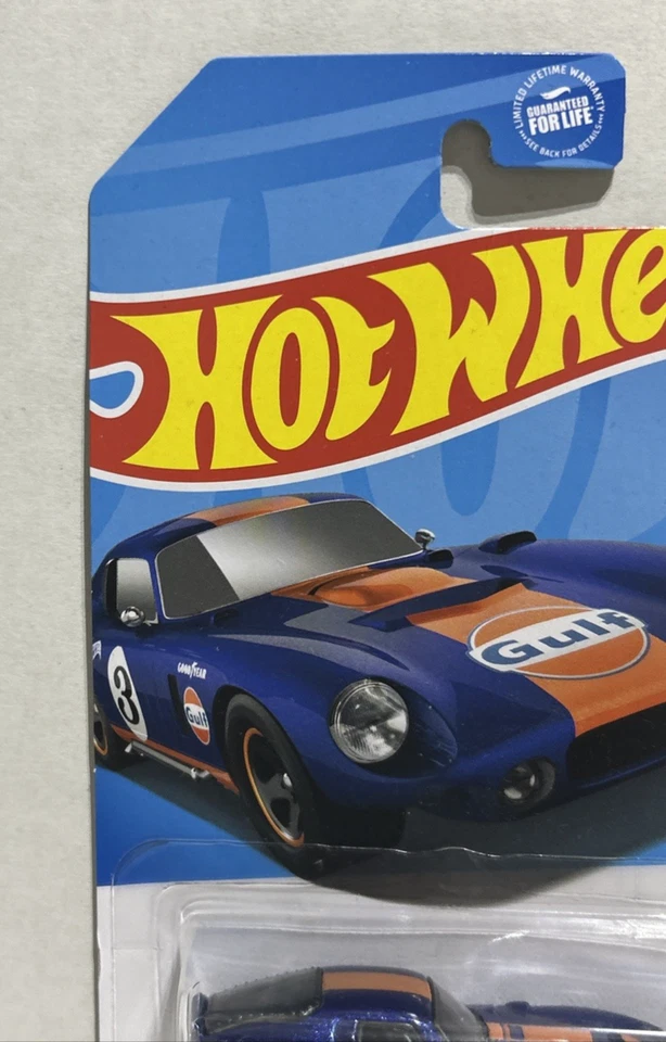 🔥 Hot Wheels 2024 #122 Shelby Cobra Daytona Coupe HW Race Day Gulf Navy – New - Image 3 of 4