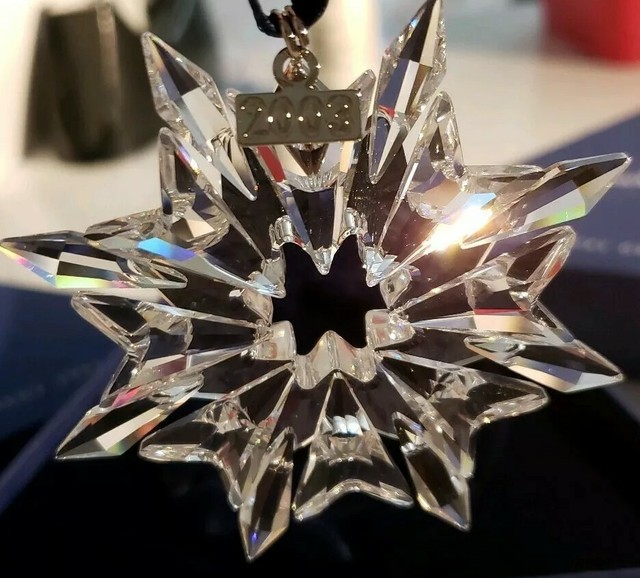 2003 Swarovski Crystal Christmas Ornament Brand New in Box with
