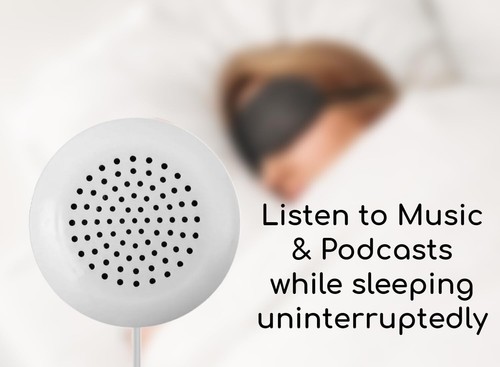 Pillow Speaker 3.5mm Mini Under Pillow Musick for iPod MP3 Phone Flat Speaker - Picture 3 of 6