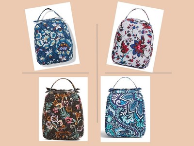 Vera Bradley Lunch Bunch Wipe Clean Choice Colors Insulated ID Slot Mfg $45 NWT