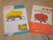 Cobey EPW Forage Bunk Feeder 51-BF Wagon Platform Galion Ohio Farm Tractor