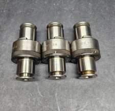 3pc! Bilz #2 Torque Controlled Tap Collets 9/16 ⅝" 11/16" Quick Change Machinist