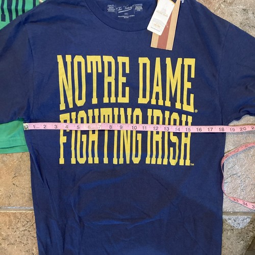 New-Pair-men Small Notre Dame Victory T-Shirt fighting Irish short sleeve - 第 5/8 張圖片