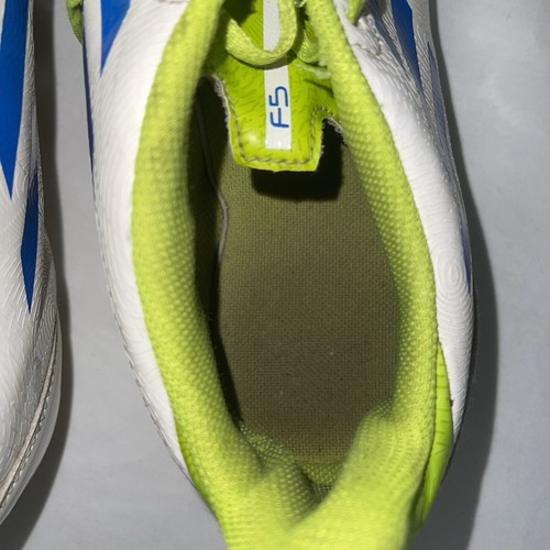 Adidas Scarpe da Calcio Uomo 8.5 F50 G40315 2011 Bianco Verde Blu - Foto 8 di 14
