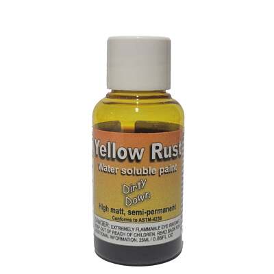 Dirty Down ''Yellow Rust'' Water Soluble Paint for Weathering 25ml DDYR002