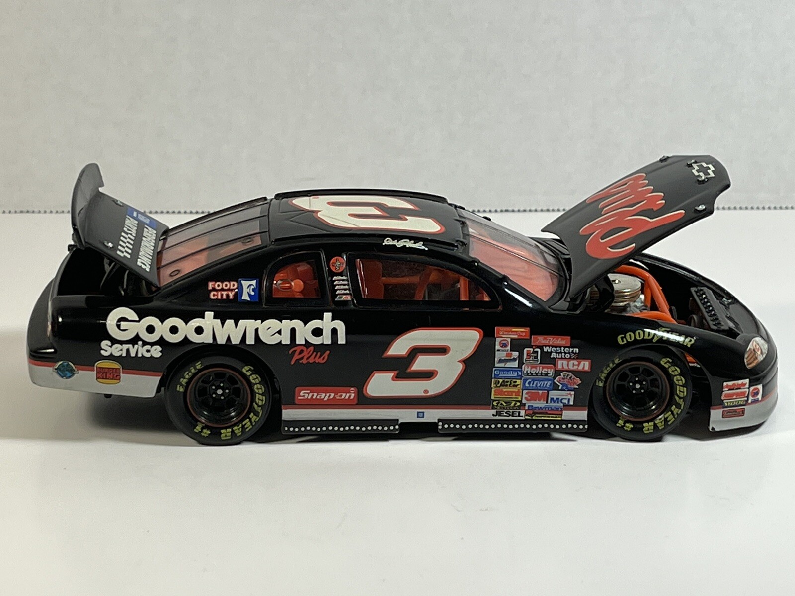 Dale Earnhardt Diecast Car 1/24 3 Action 1999 Monte Carlo eBay