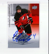 CORSON CEULEMANS autographed SIGNED '21 Upper Deck TEAM CANADA card #20