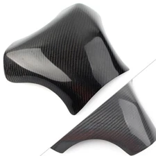 Carbon Fiber Gas Tank Cover Pad Protector For 2005-2006 Kawasaki ZX ZX6R Black