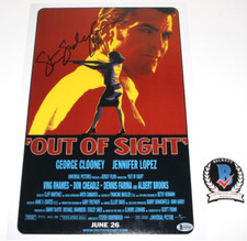 DIRECTOR STEVEN SODERBERGH SIGNED 'OUT OF SIGHT' 12x18 MOVIE POSTER BECKETT COA