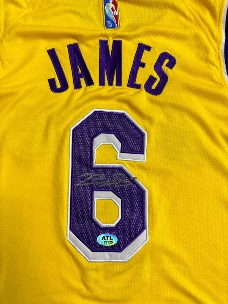 LeBron James Autographed Jersey