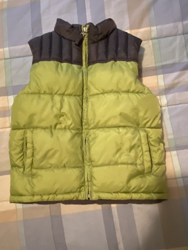 GYMBOREE BOYS 5-6 PUFFER VEST GREEN 