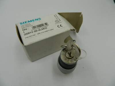 1x Siemens Schlüsselschalter Ces-Schloss 3SB1000-4LM20 3SB10 00-4LM20