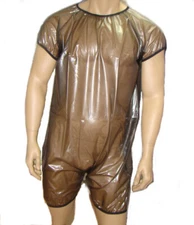 1  pcs*Haian ADULT New Unisex Transparent super soft pvc adult Rompers #P007-2T