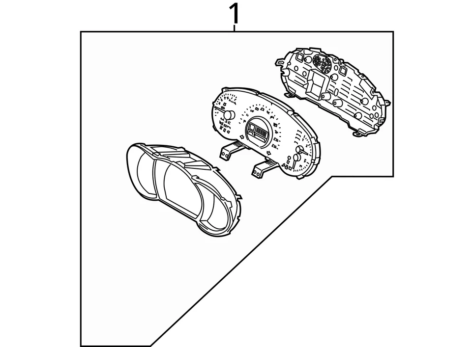 Cuadro de instrumentos velocímetro Kia Soul 2014-2015 indicadores DDCGY Foto 4 de 4