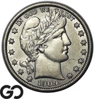 1909 Barber Half Dollar, Flashy Choice Unc+, Tough This Nice!