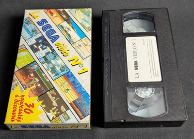 VHS Sega Video No.1 Return 1992 Megadrive Simpsons Batman Promo
