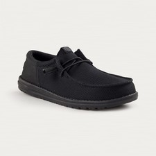 Men's Hey Dude Wally Funk Mono Slip-On Shoes - Black