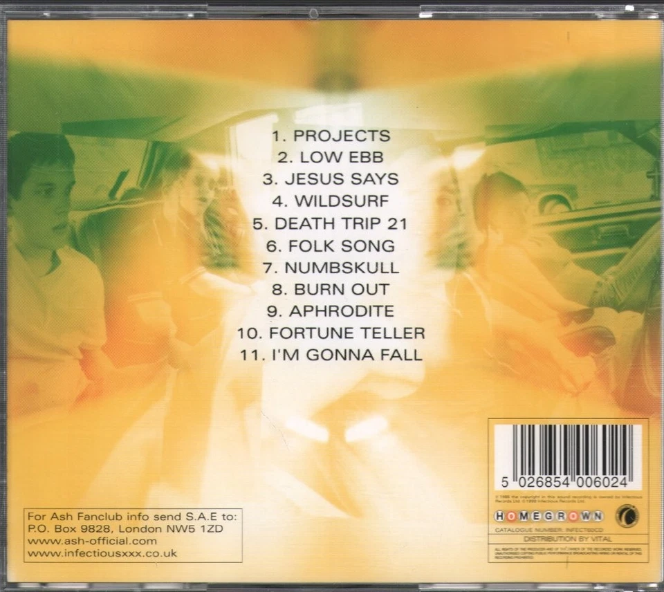 Ash Nu-Clear Sounds CD UK Infektiös 1998 INFECT60CD - Bild 2 von 2