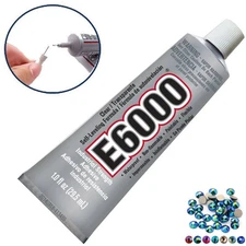 E6000 Glue for Druzy Making Craft Supplies 1oz Nozzle Permanent Adhesive Earring