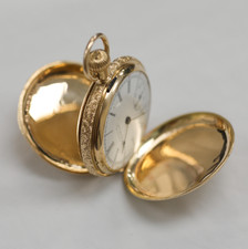 Antique American Waltham 14k Gold Pocket Watch, 1897, Estate