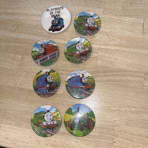 Thomas the Train Button Badge Vintage Kaye And Ward LTD Britt Allcraft Pins Lot