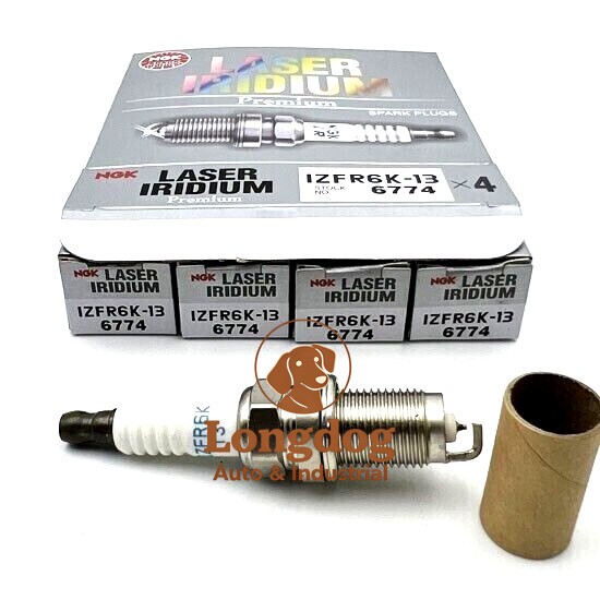 4PCS NEW FOR 2007-2011 FIT FOR NGK IZFR6K13 6774 Laser Iridium Spark Plug 1.5L